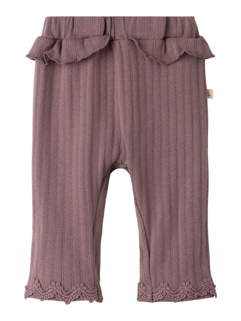 Lil' Atelier baby SOLA bukse - Rose Taupe | Torgunns Barneklær AS
