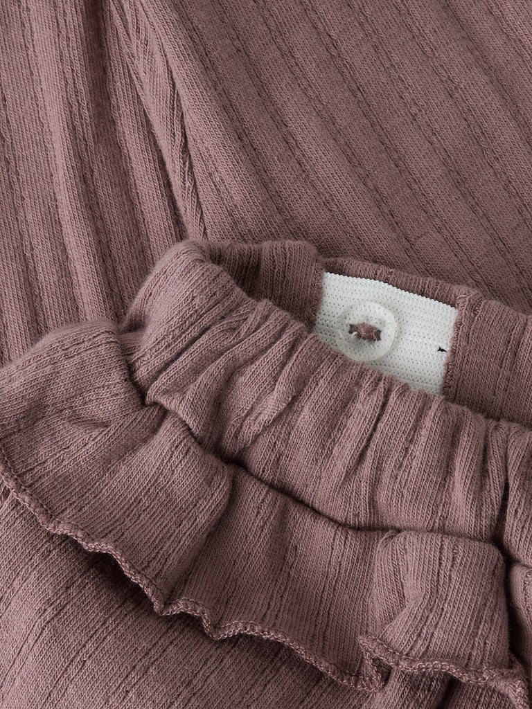 Lil' Atelier baby SOLA bukse - Rose Taupe | Torgunns Barneklær AS