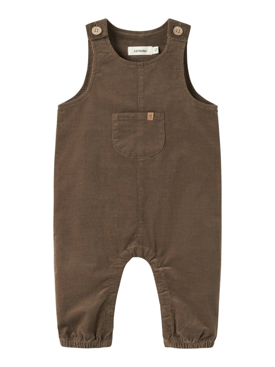 Lil’ Atelier Baby SOMBA Loose Cord Overall – Teak | Torgunns Barneklær AS