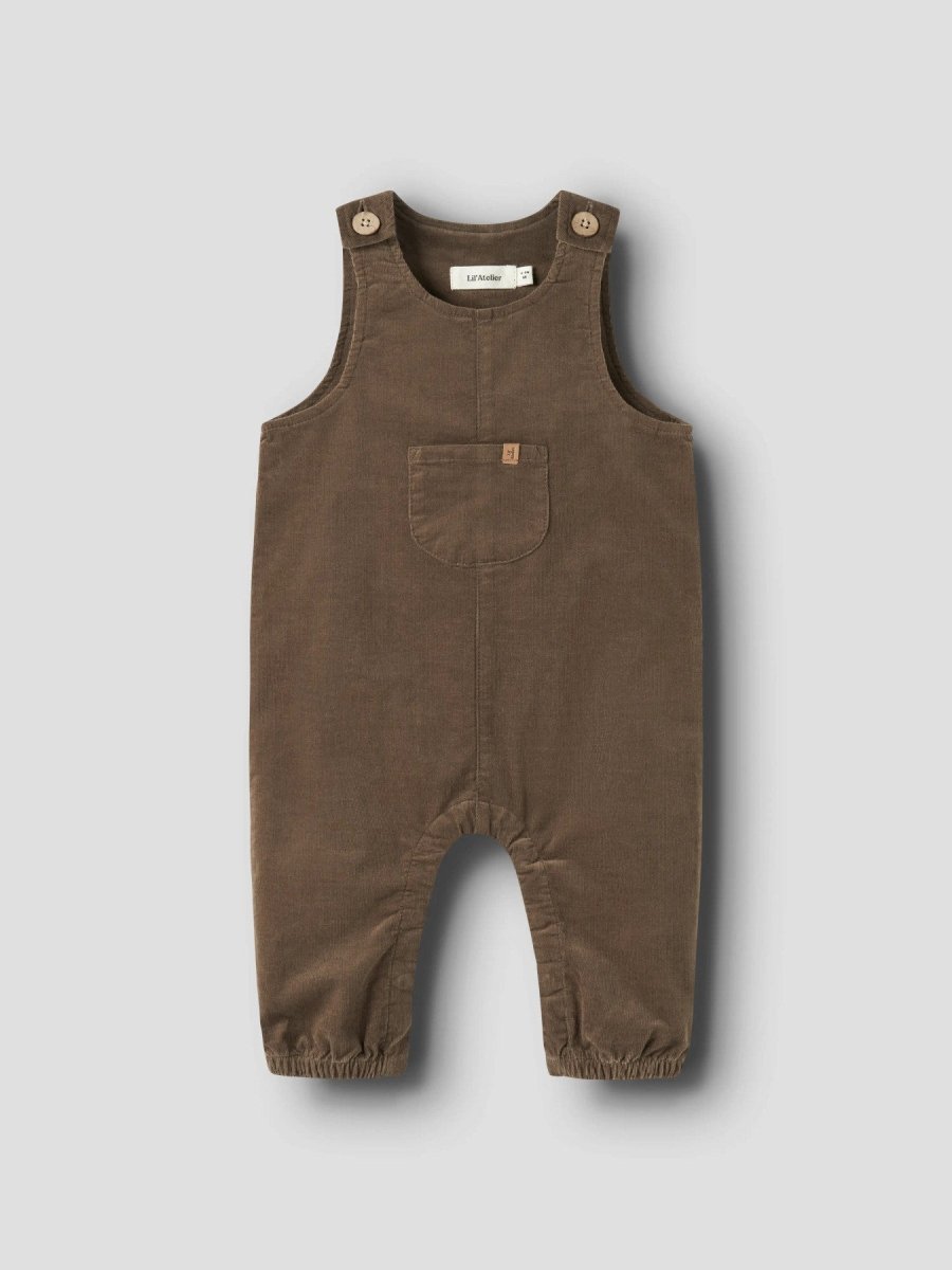 Lil’ Atelier Baby SOMBA Loose Cord Overall – Teak | Torgunns Barneklær AS
