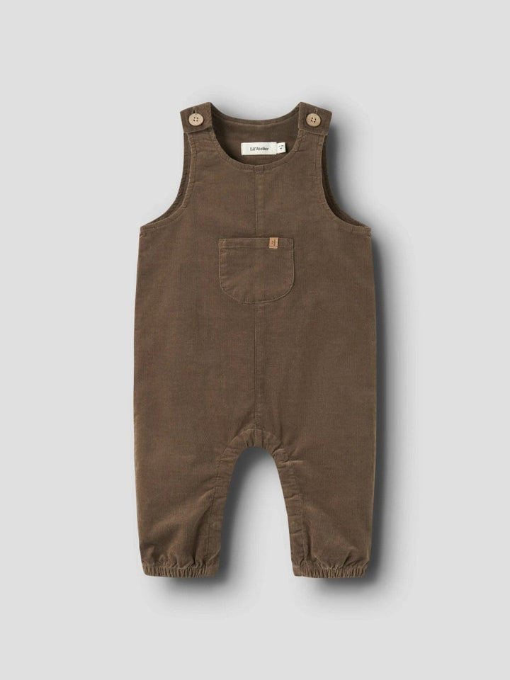 Lil’ Atelier Baby SOMBA Loose Cord Overall – Teak | Torgunns Barneklær AS