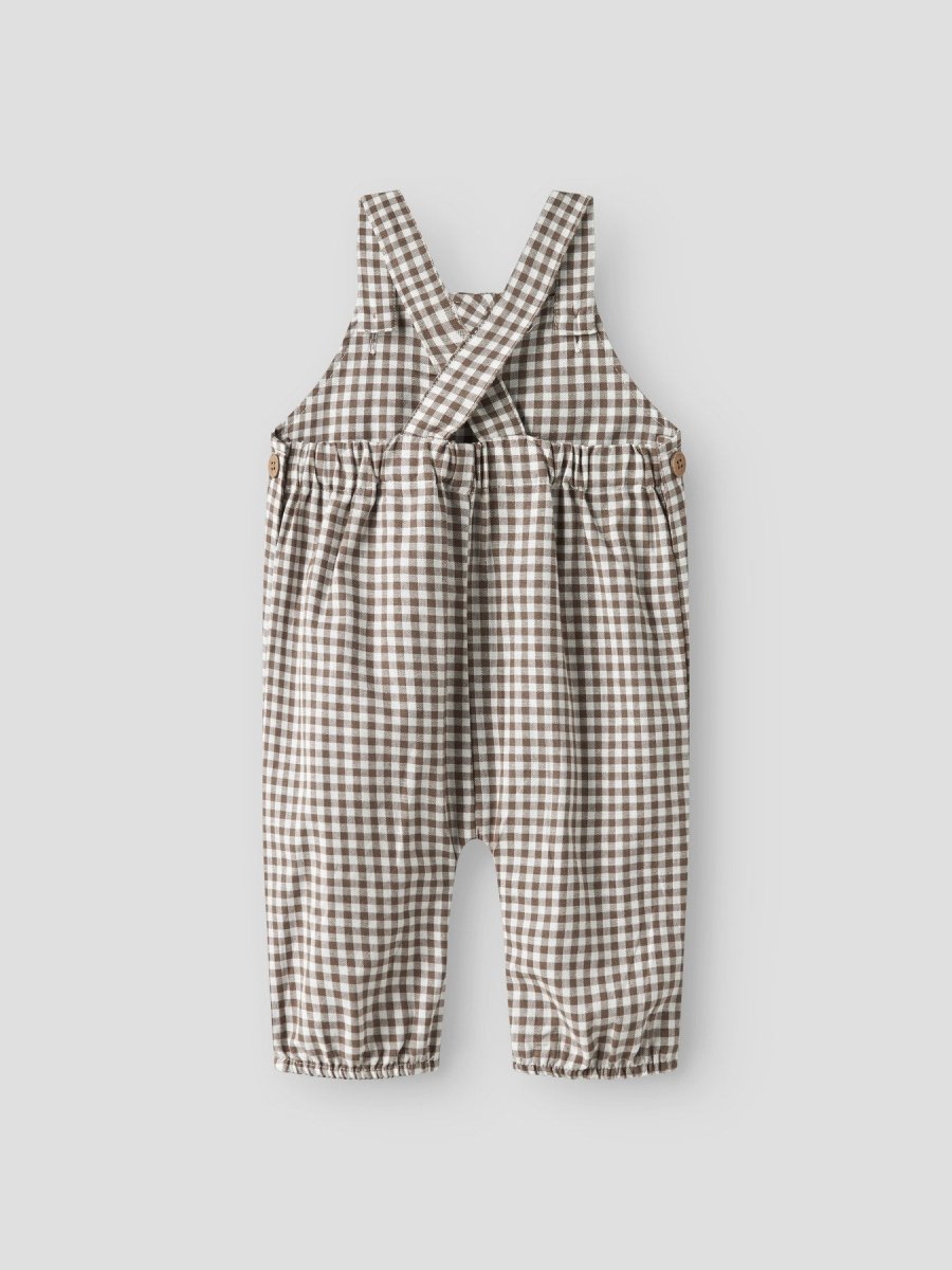 Lil' Atelier Baby TALLULA OVERALL PANT - Shitake | Torgunns Barneklær AS
