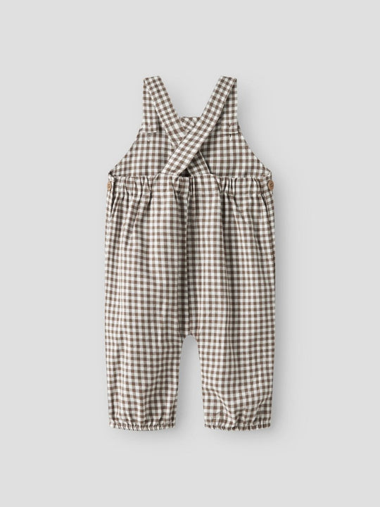 Lil' Atelier Baby TALLULA OVERALL PANT - Shitake | Torgunns Barneklær AS