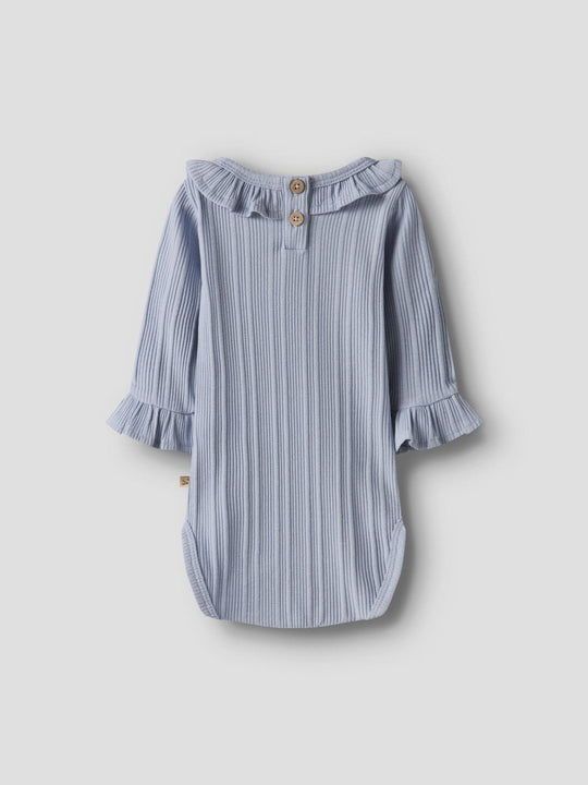 Lil' Atelier Baby TANSY LS SLIM BODY - Zen Blue | Torgunns Barneklær AS