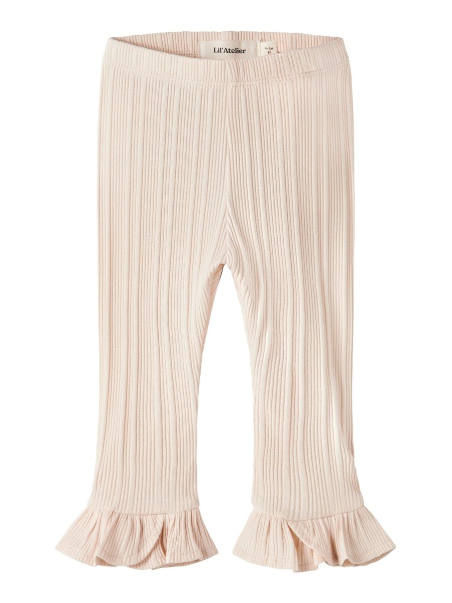 Lil' Atelier Baby TANSY SLIM LEGGINGS - Novelle Peach | Torgunns Barneklær AS