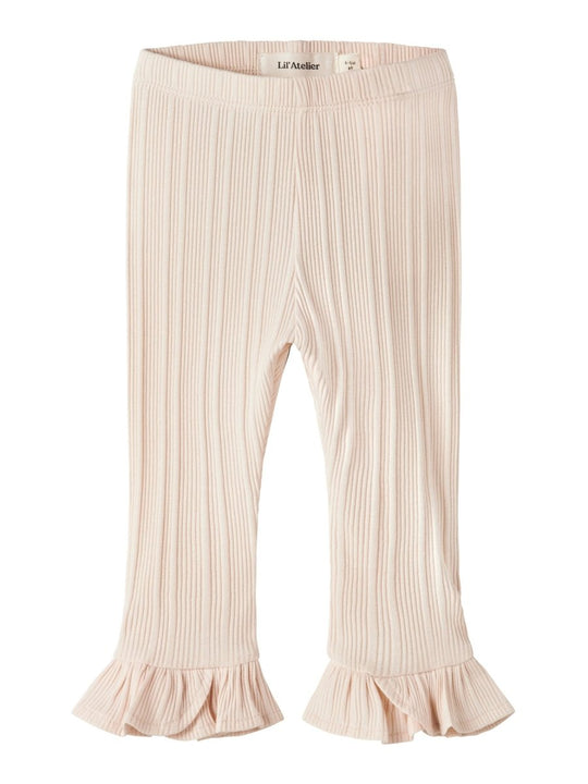 Lil' Atelier Baby TANSY SLIM LEGGINGS - Novelle Peach | Torgunns Barneklær AS