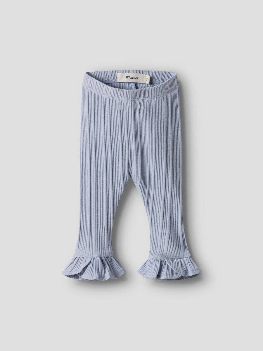 Lil' Atelier Baby TANSY SLIM LEGGINGS - Zen Blue | Torgunns Barneklær AS