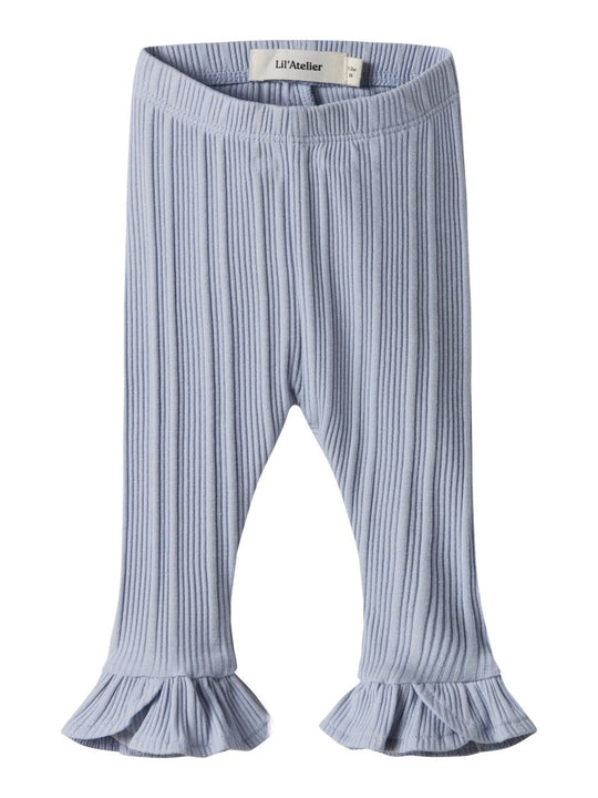 Lil' Atelier Baby TANSY SLIM LEGGINGS - Zen Blue | Torgunns Barneklær AS