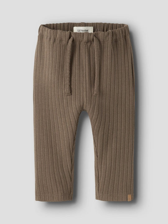 Lil' Atelier Baby TAO LOOSE PANT - Shitake | Torgunns Barneklær AS