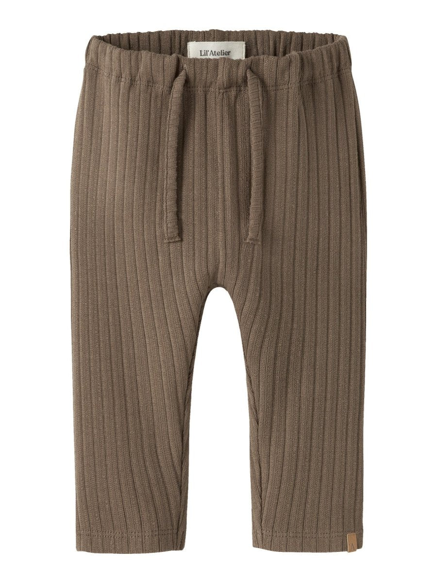 Lil' Atelier Baby TAO LOOSE PANT - Shitake | Torgunns Barneklær AS