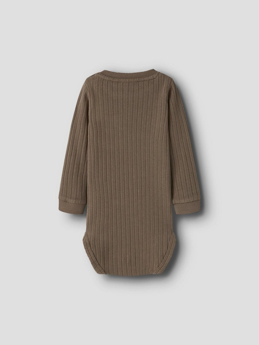 Lil' Atelier Baby TAO LS SLIM BODY - Shitake | Torgunns Barneklær AS