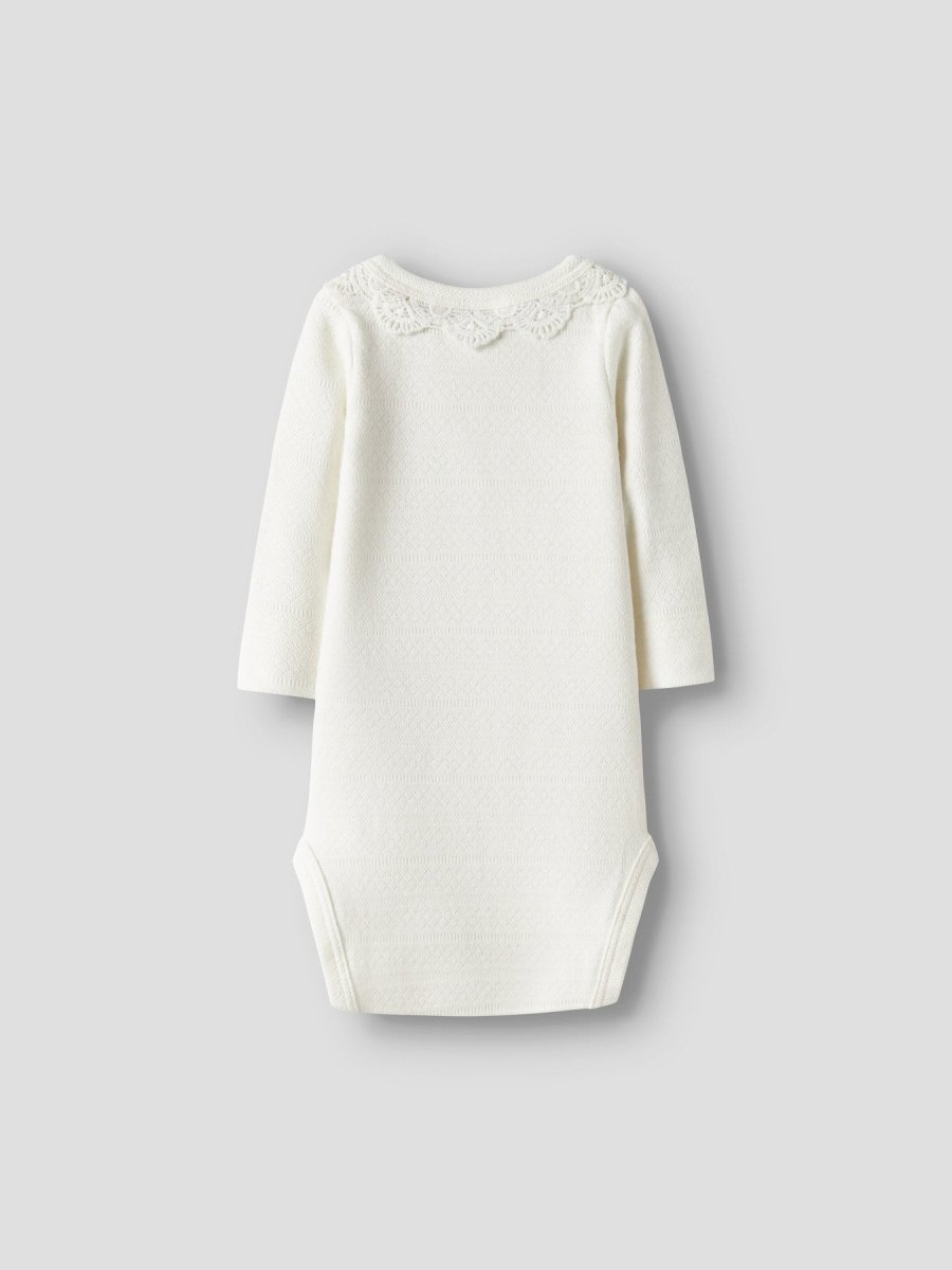 Lil' Atelier Baby TAPIA LS SLIM BODY - Coconut Milk | Torgunns Barneklær AS