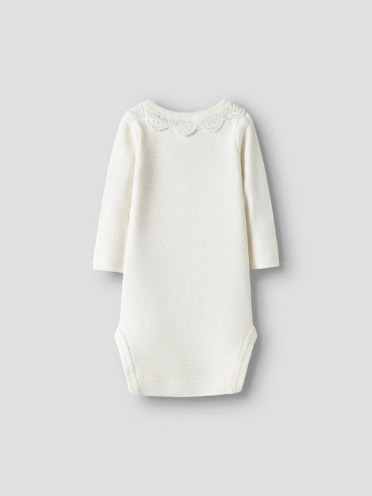 Lil' Atelier Baby TAPIA LS SLIM BODY - Coconut Milk | Torgunns Barneklær AS