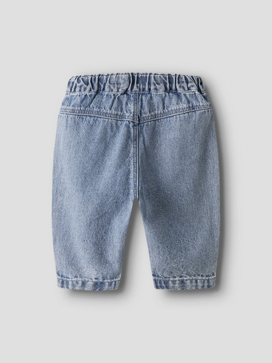 Lil' Atelier Baby TAYA LOOSE JEANS - Medium Blue Denim | Torgunns Barneklær AS