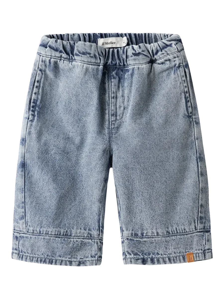 Barnesjeansshorts med elastisk liv, myk denim for små barn 0-8 år