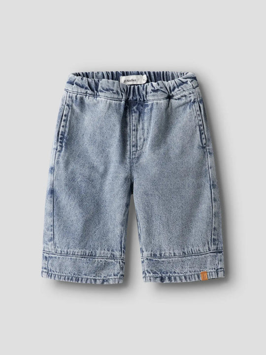 Lil' Atelier Baby TAYA WIDE JEANS - Medium Blue Denim | Torgunns Barneklær AS