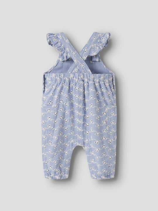 Lil' Atelier Baby TESSIE LOOSE OVERALL - Zen Blue | Torgunns Barneklær AS