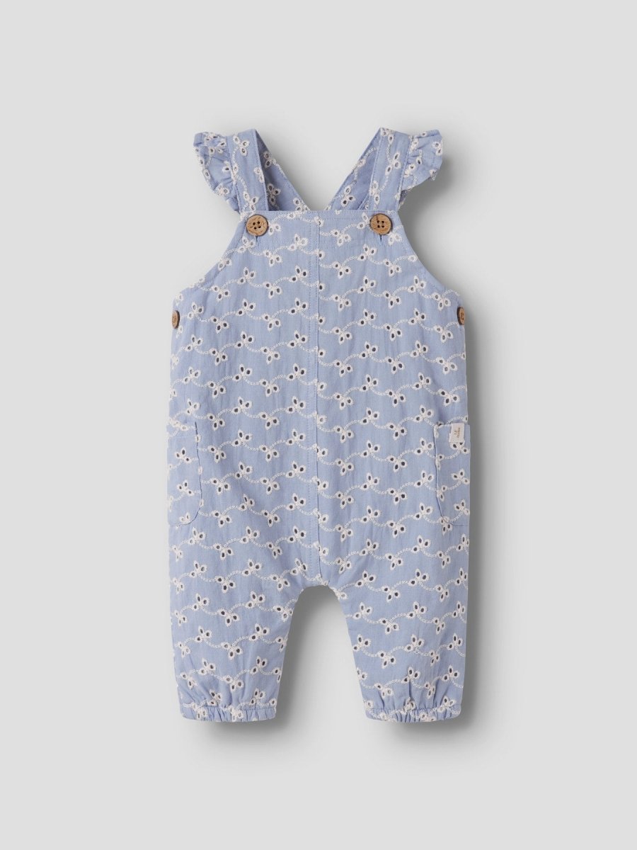Lil' Atelier Baby TESSIE LOOSE OVERALL - Zen Blue | Torgunns Barneklær AS
