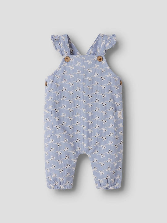 Lil' Atelier Baby TESSIE LOOSE OVERALL - Zen Blue | Torgunns Barneklær AS