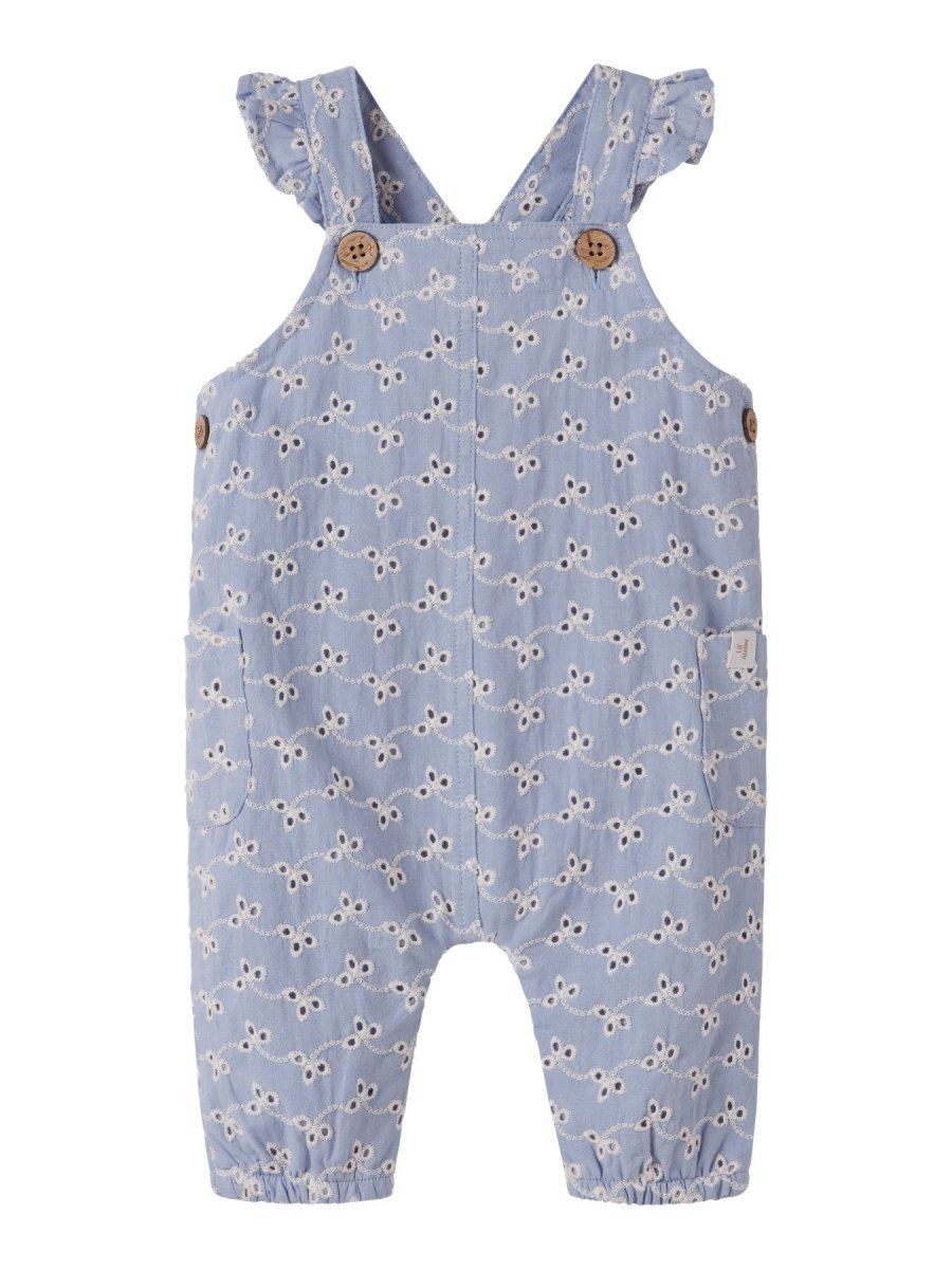 Lil' Atelier Baby TESSIE LOOSE OVERALL - Zen Blue | Torgunns Barneklær AS