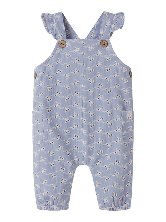 Lil' Atelier Baby TESSIE LOOSE OVERALL - Zen Blue | Torgunns Barneklær AS