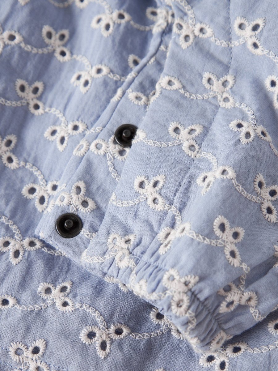 Lil' Atelier Baby TESSIE LOOSE OVERALL - Zen Blue | Torgunns Barneklær AS