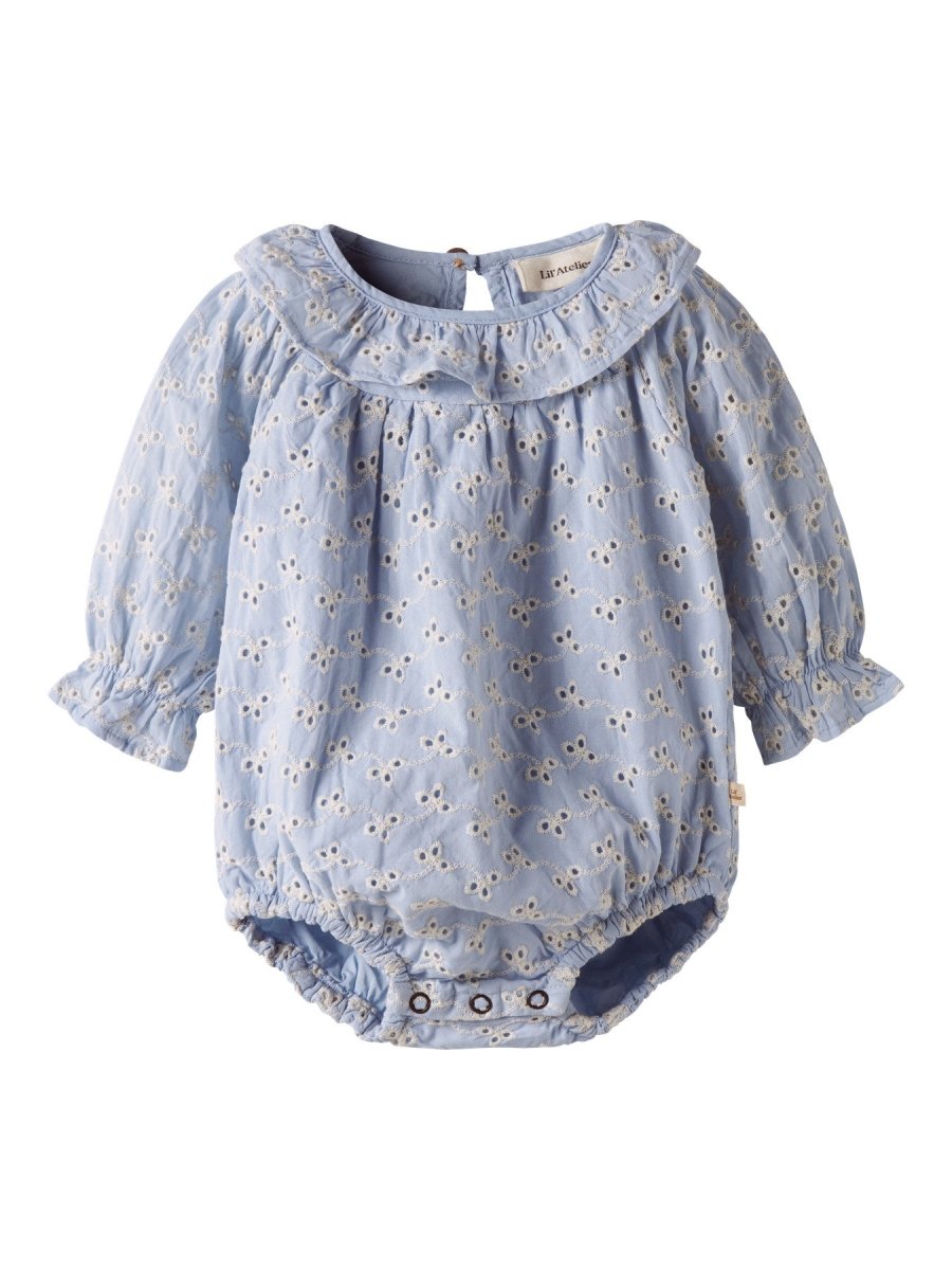 Lil' Atelier Baby TESSIE LS LOOSE BODY - Zen Blue | Torgunns Barneklær AS