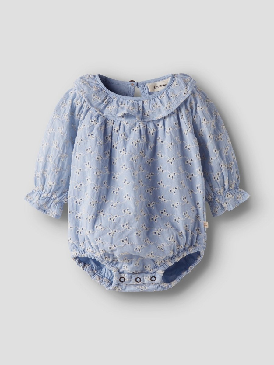 Lil' Atelier Baby TESSIE LS LOOSE BODY - Zen Blue | Torgunns Barneklær AS