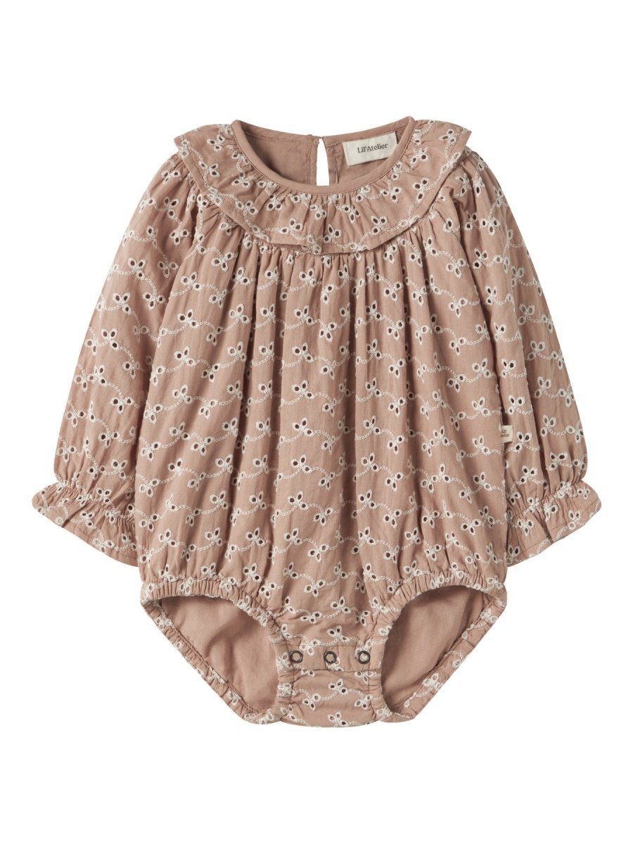 Lil' Atelier Baby TESSIE LS ROMPER - Roebuck | Torgunns Barneklær AS