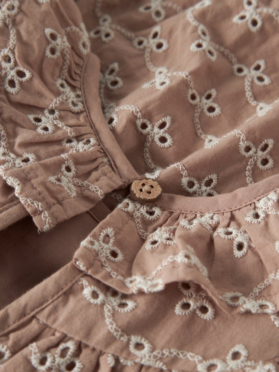 Lil' Atelier Baby TESSIE LS ROMPER - Roebuck | Torgunns Barneklær AS