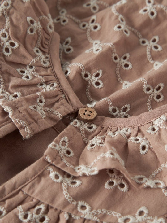 Lil' Atelier Baby TESSIE LS ROMPER - Roebuck | Torgunns Barneklær AS