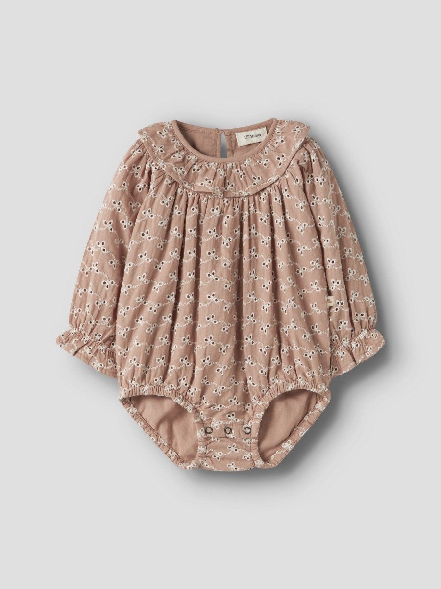 Lil' Atelier Baby TESSIE LS ROMPER - Roebuck | Torgunns Barneklær AS