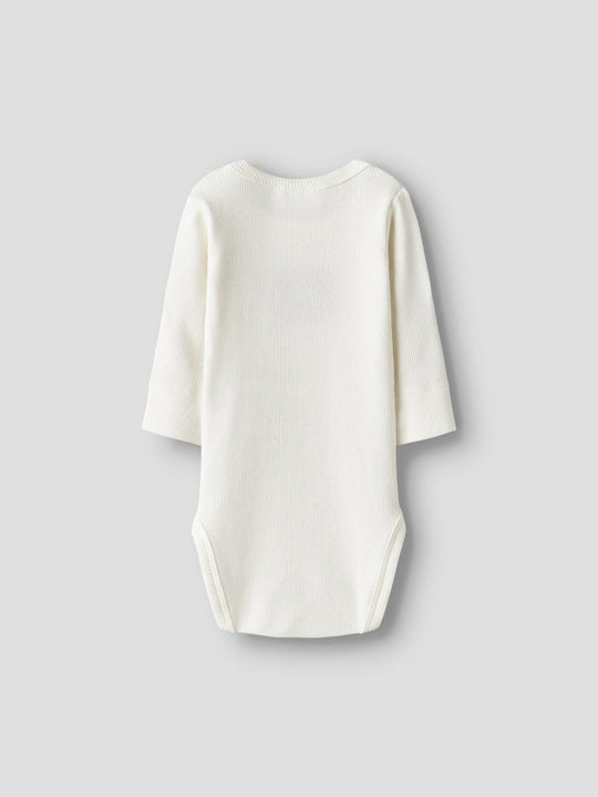 Lil' Atelier Baby TONTO LS SLIM BODY - Coconut Milk | Torgunns Barneklær AS