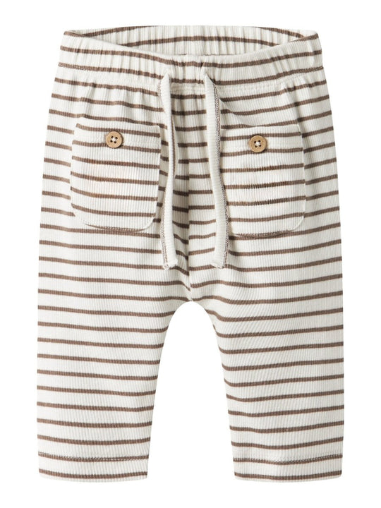Lil' Atelier Baby TONTO TOR LOOSE PANT - Coconut Milk | Torgunns Barneklær AS