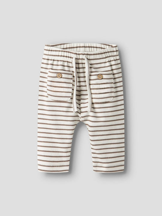 Lil' Atelier Baby TONTO TOR LOOSE PANT - Coconut Milk | Torgunns Barneklær AS