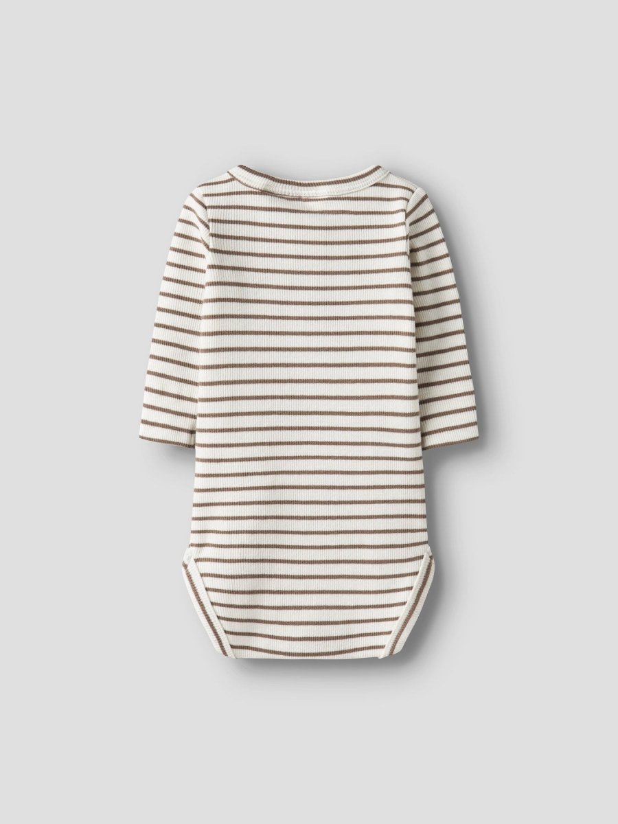 Lil' Atelier Baby TONTO TOR LS SLIM BODY - Coconut Milk | Torgunns Barneklær AS