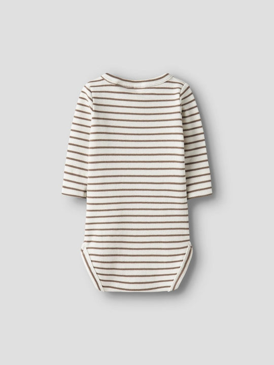 Lil' Atelier Baby TONTO TOR LS SLIM BODY - Coconut Milk | Torgunns Barneklær AS