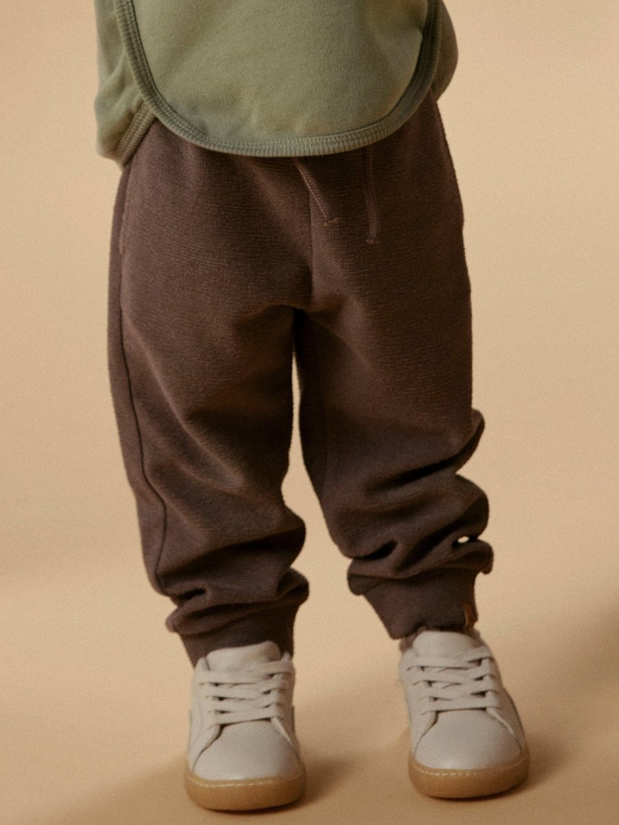 Lil' Atelier Mini BANJO LOOSE SWEAT PANT - Shitake | Torgunns Barneklær AS