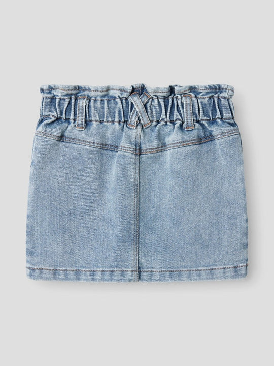 Lil' Atelier Mini DARLEE Denimskjørt - Medium Blue Denim | Torgunns Barneklær AS