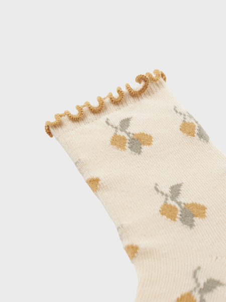 Lil' Atelier Mini DARLENE SOCK - Turtledove | Torgunns Barneklær AS