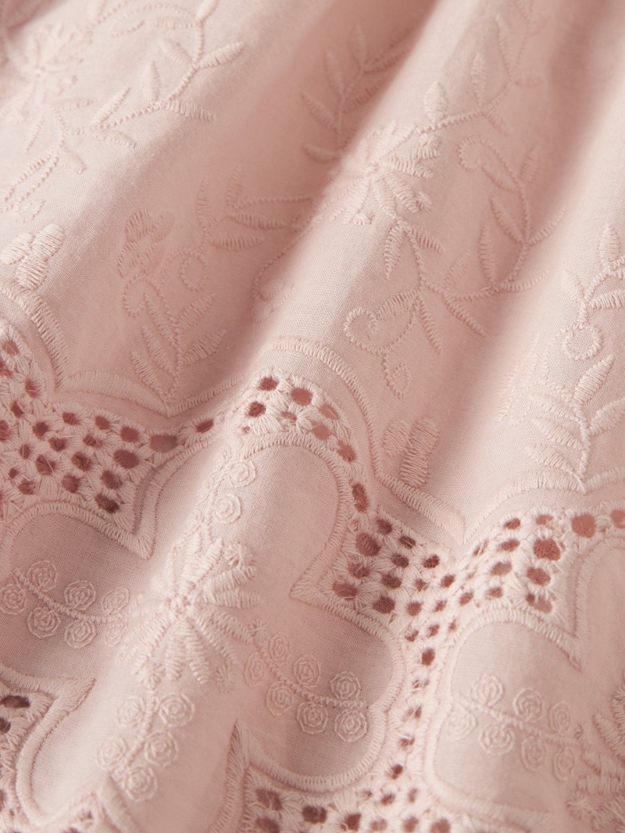 Lil' Atelier Mini DAYNA SS LOOSE SHIRT - Peach Whip | Torgunns Barneklær AS