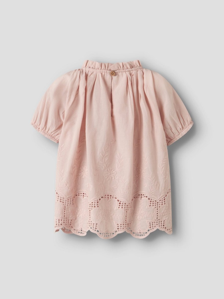 Lil' Atelier Mini DAYNA SS LOOSE SHIRT - Peach Whip | Torgunns Barneklær AS