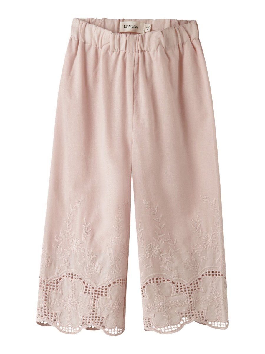 Lil' Atelier Mini DAYNA WIDE ANCLE PANT - Peach Whip | Torgunns Barneklær AS
