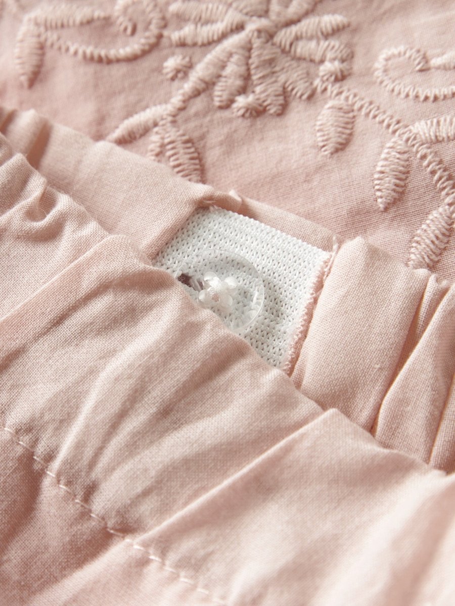 Lil' Atelier Mini DAYNA WIDE ANCLE PANT - Peach Whip | Torgunns Barneklær AS