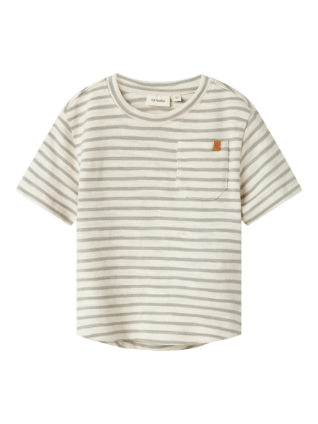 Lil' Atelier Mini DENJI SS LOOSE TOP - Forest Fog | Torgunns Barneklær AS