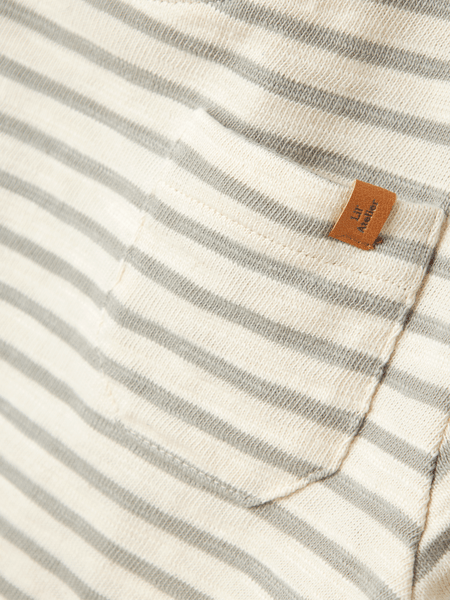 Lil' Atelier Mini DENJI SS LOOSE TOP - Forest Fog | Torgunns Barneklær AS