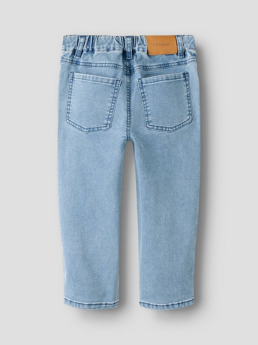 Lil' Atelier Mini DEVA Loose Jeans - Medium Blue Denim | Torgunns Barneklær AS