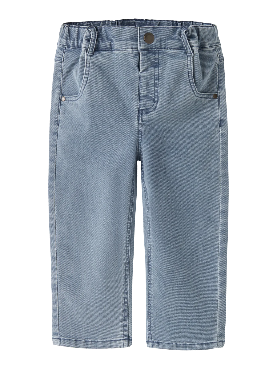 Lil' Atelier mini DEVAS baggy jeans - Medium Blue Denim | Torgunns Barneklær AS