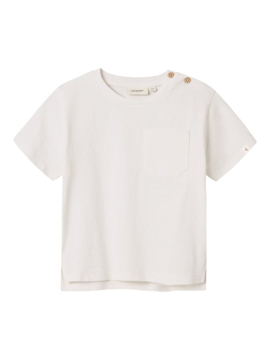 Lil' Atelier Mini DOLAN Kortermet Topp - Coconut Milk | Torgunns Barneklær AS