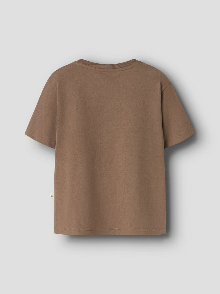 Lil Atelier Mini DOLAN LEN LOOSE topp - Coca Mocha | Torgunns Barneklær AS